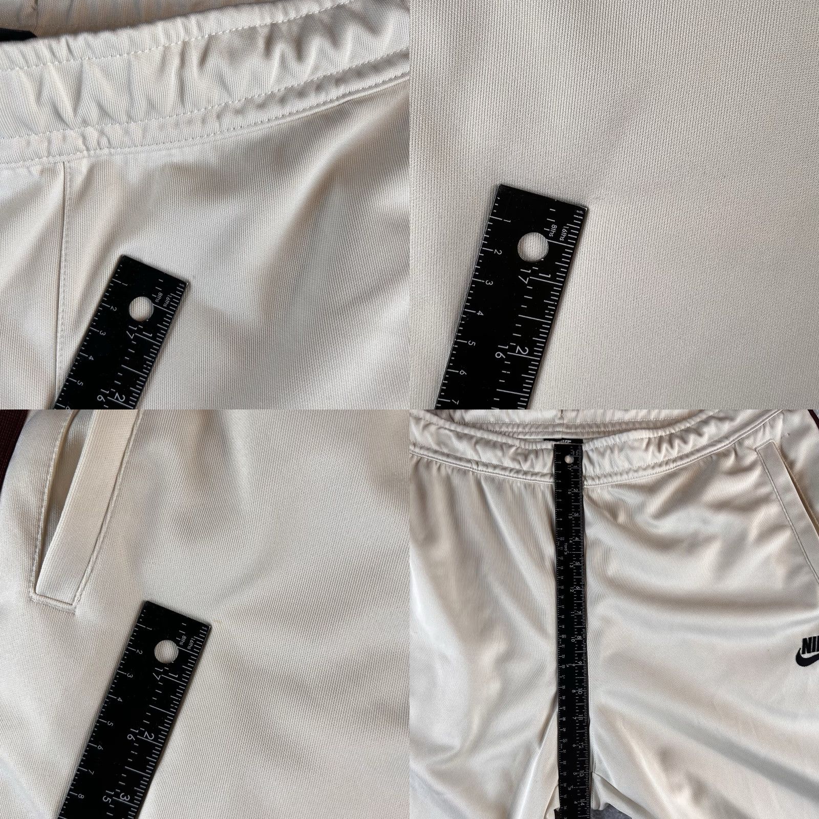Nike NIKE Tribute Track pants Men XL Ivory Burgundy & Black Stripe AR2246-271 Tracksuit Activewear Mens XL Red Size 46R - 8 Thumbnail