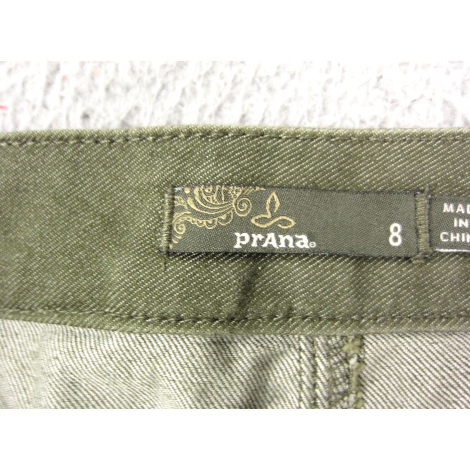 Prana Prana Skirt Womens 8 Green A-Line Short Zip Casual Workwear Summer Spring Fall Pockets Mens? Size 30" / US 8 / IT 44 - 3 Thumbnail