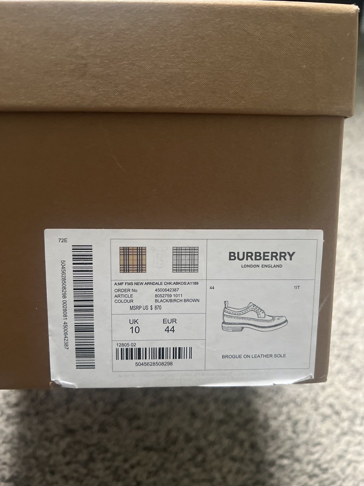 Burberry Burberry Leather Dress Shoes Size US 10 / EU 43 - 6 Thumbnail