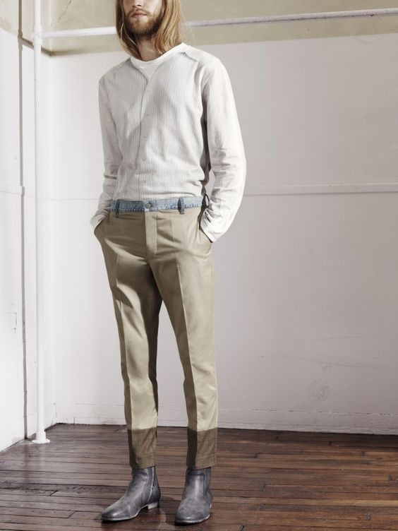 H&M × Maison Margiela 2013 H&M x Maison Margiela Hybrid Ankle Pants Size US 31 - 1 Thumbnail