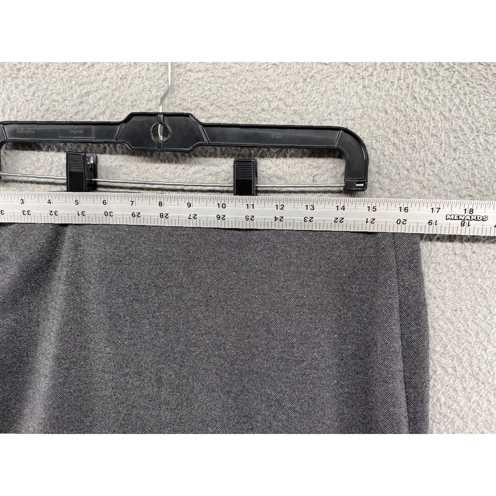 Vintage Lane Bryant Skirt Women’s 14 Midi Pencil Full Zip Glitter Sparkle A-Line Gray Cotton Vintage No Size 36" / US 14 / IT 50 - 3 Thumbnail
