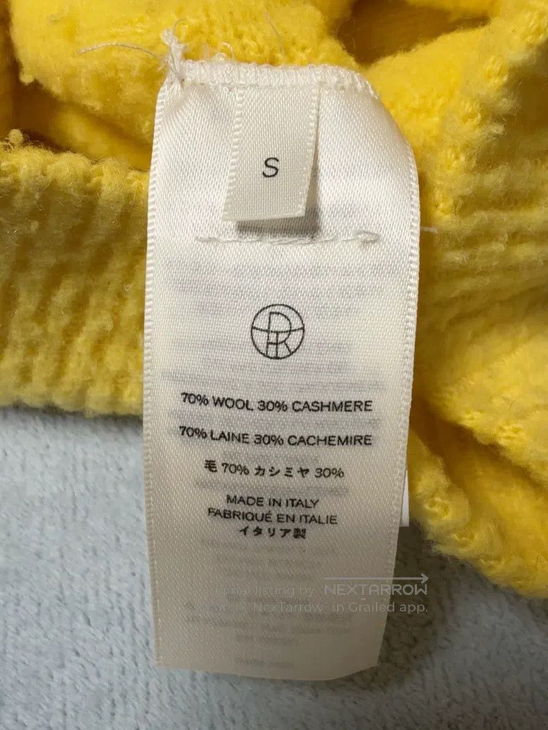 The Row The Row Yellow Knit Cap Size ONE SIZE - 3 Thumbnail
