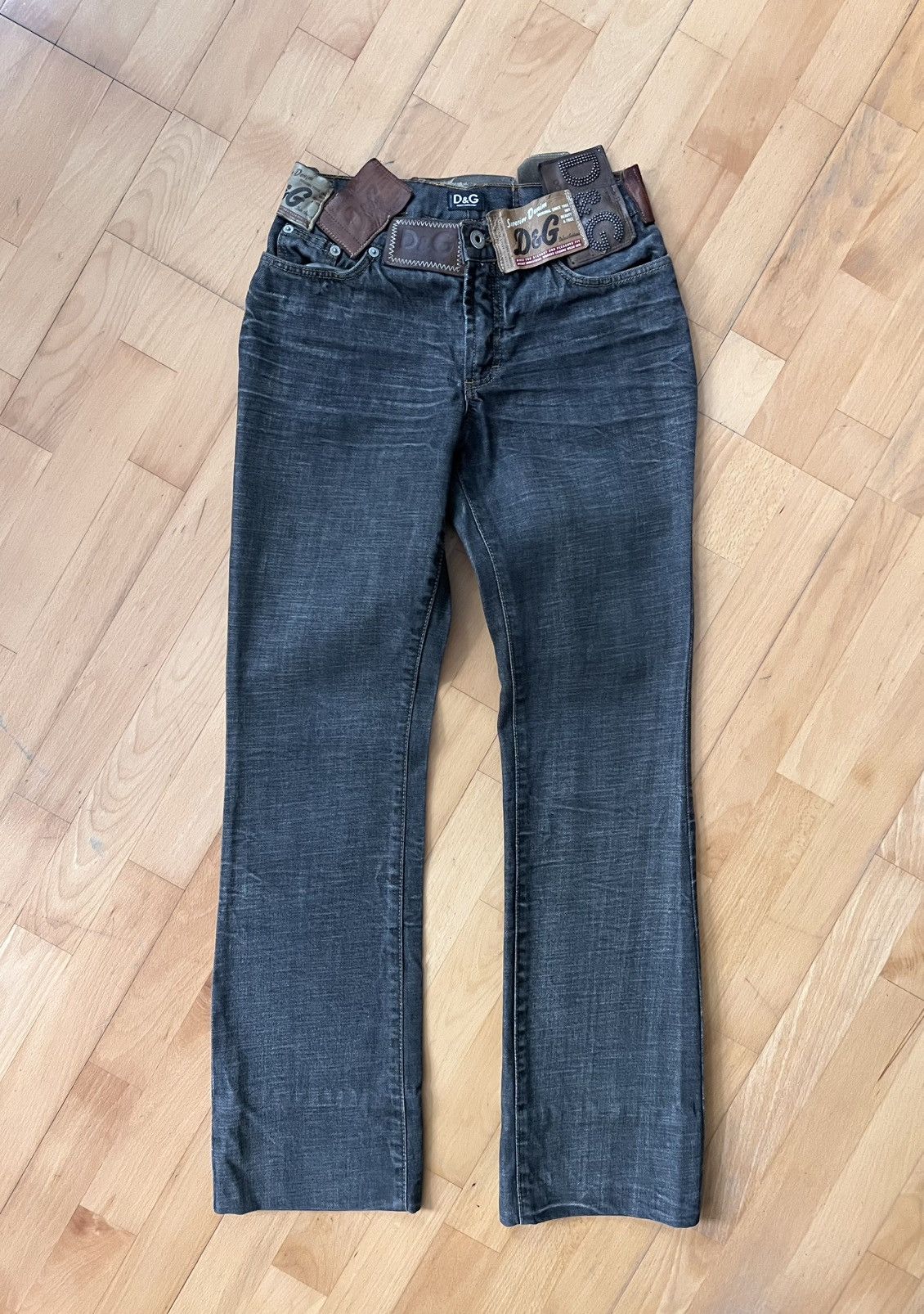 Dolce & Gabbana 2003 Dolce & Gabbana multi badge jeans Size 27" / US 4 / IT 40 - 2 Thumbnail