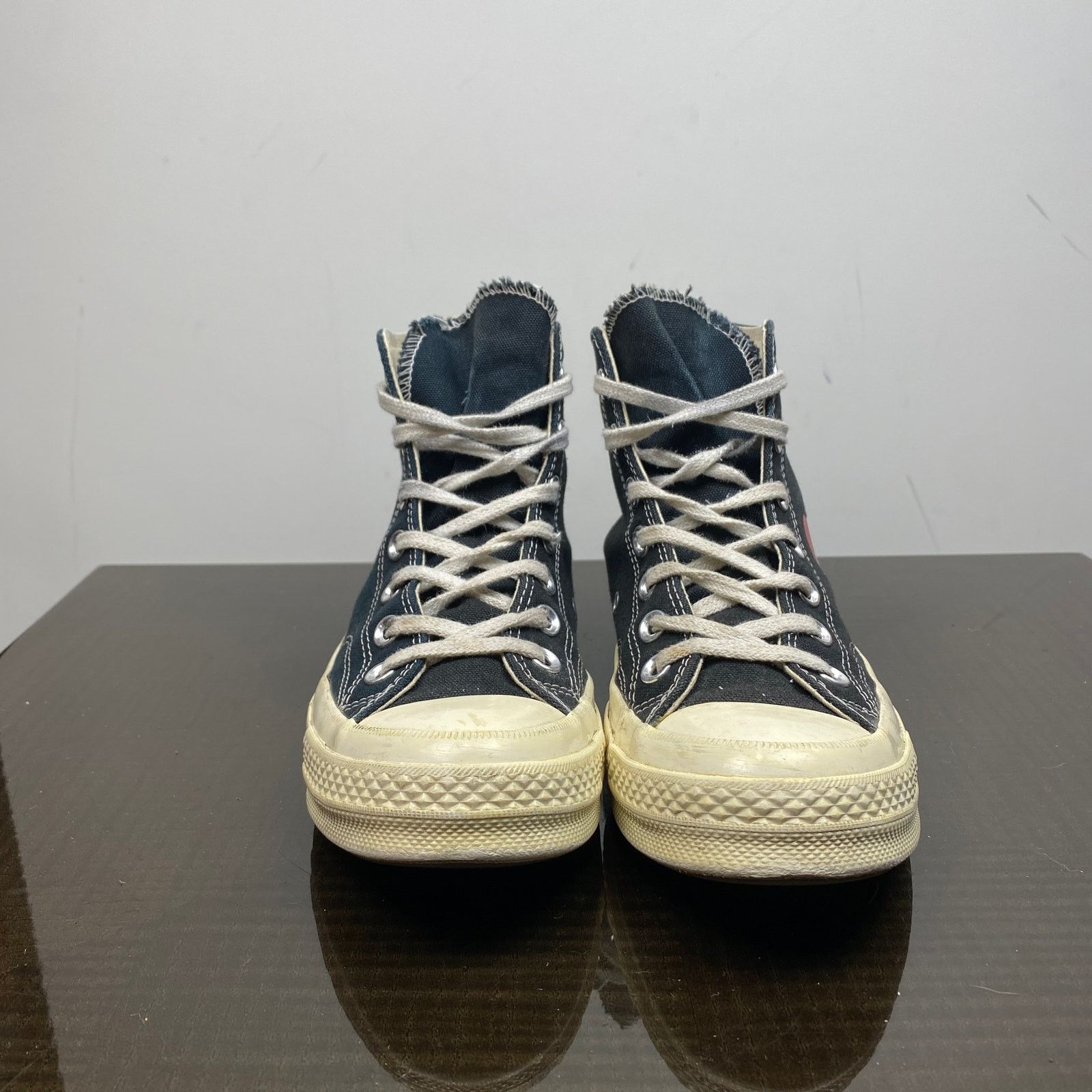 Converse Converse Comme des Garcons Play High Canvas Sneakers W's 7 Size US 7 / IT 37 - 2 Thumbnail