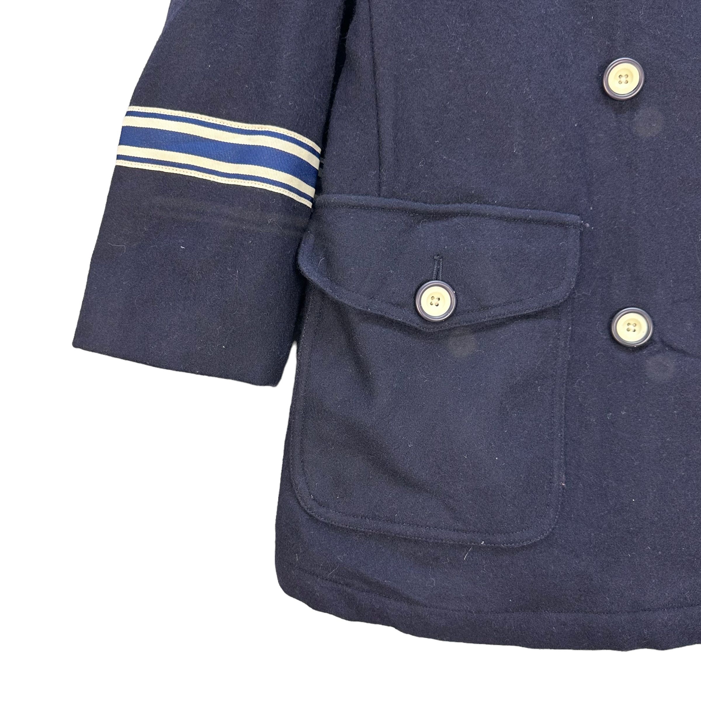 Armani ARAMNI JEANS WOOL RAYON DOUBLE BREASTED COAT #8994-46 Size US S / EU 44-46 / 1 - 4 Thumbnail