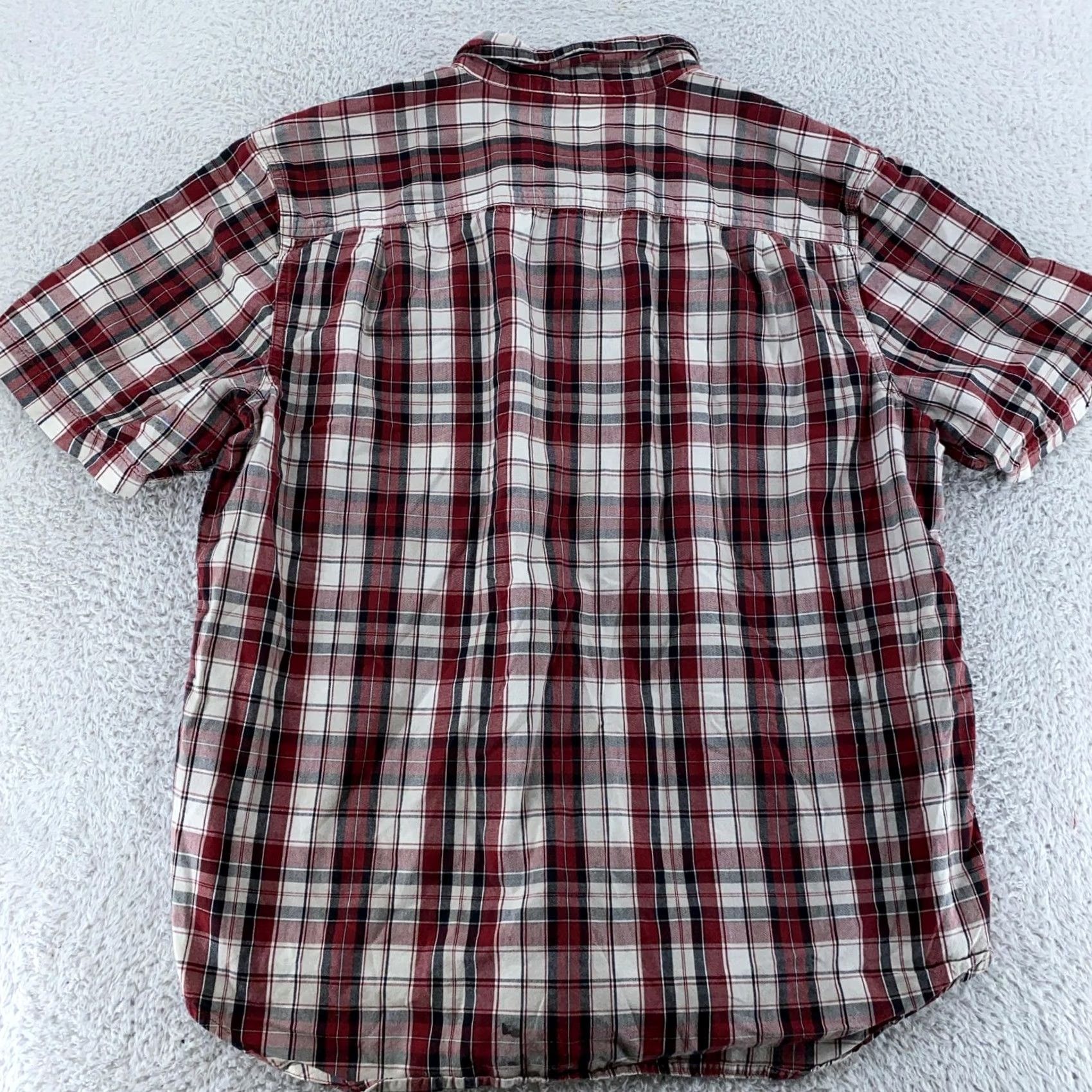 Carhartt Carhartt Shirt Men’s XL S/S Plaid Chambray Red Button-Down Relaxed Fit Size US XL / EU 56 / 4 - 5 Thumbnail