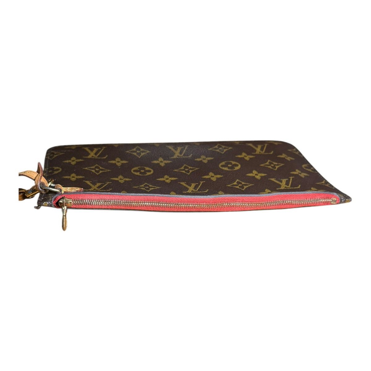Louis Vuitton LOUIS VUITTON Neverfull Pouchette / Wristlet Monogram Brown Size ONE SIZE - 8 Thumbnail