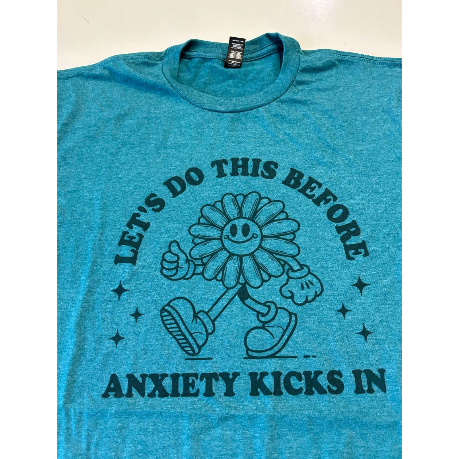 Other Let’s Do This Before Anxiety Kicks In Tee Funny T-shirt Size M / US 6-8 / IT 42-44 - 1 Thumbnail