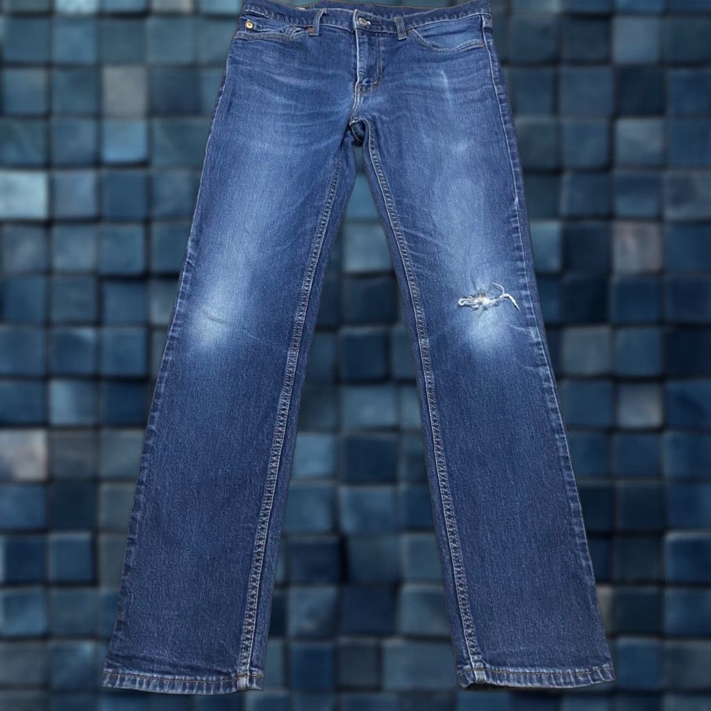 Levi's Levi's 511 Mens Jeans 32x32 Blue Denim Straight Medium Wash Slim Fit Mid Rise - Regular Size - Jeans Size US 32 / EU 48 - 1 Thumbnail