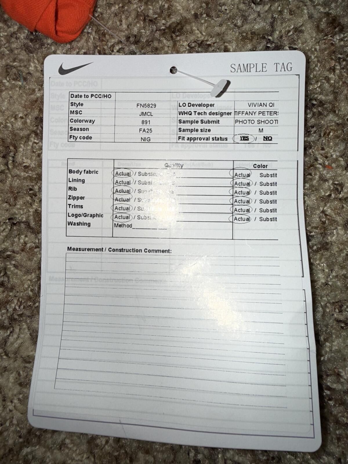 Nike Jordan Sport Men's Dri-FIT Infrared Short-Sleeve Top Sample Size US M / EU 48-50 / 2 - 5 Thumbnail