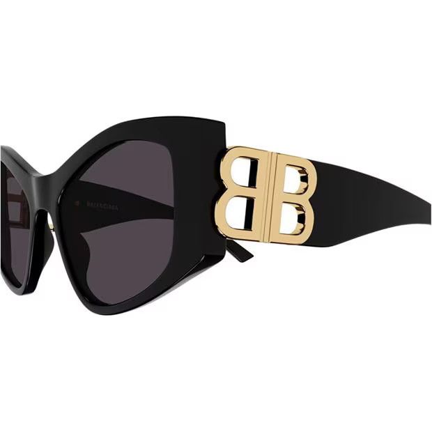 Balenciaga o1g2r1mq0924 Size: OS / Sunglasses in Black & Gold Size ONE SIZE - 3 Thumbnail