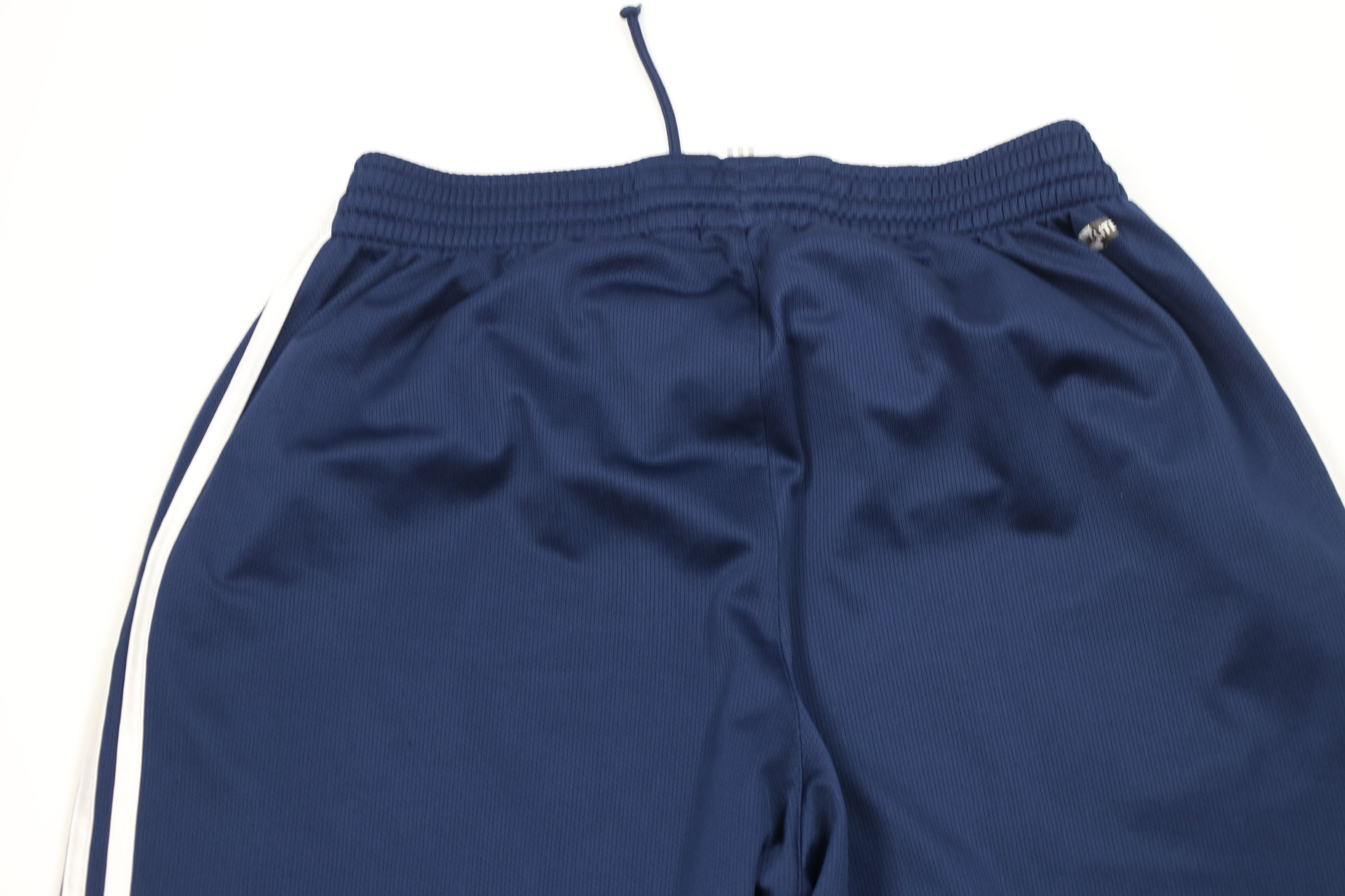 Adidas Vintage Y2K Adidas Spell Out Striped Wide Leg Pants Blue Size US 36 / EU 52 - 11 Thumbnail