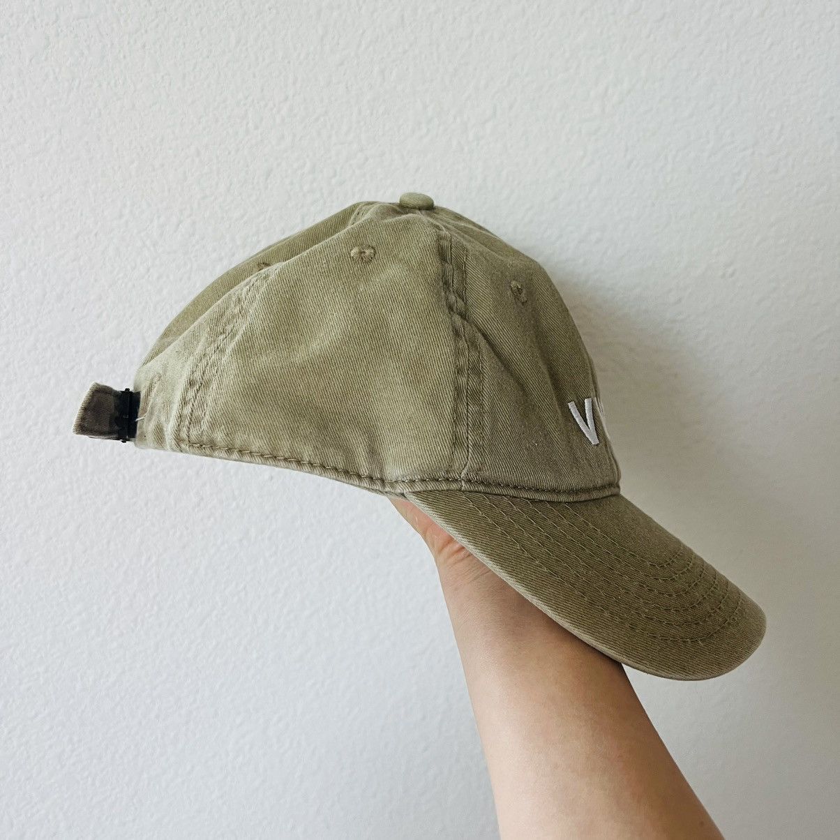 Vuori Vuori Unisex Dad Hat Green Adjustable O/S 100% Cotton EUC Size ONE SIZE - 6 Thumbnail