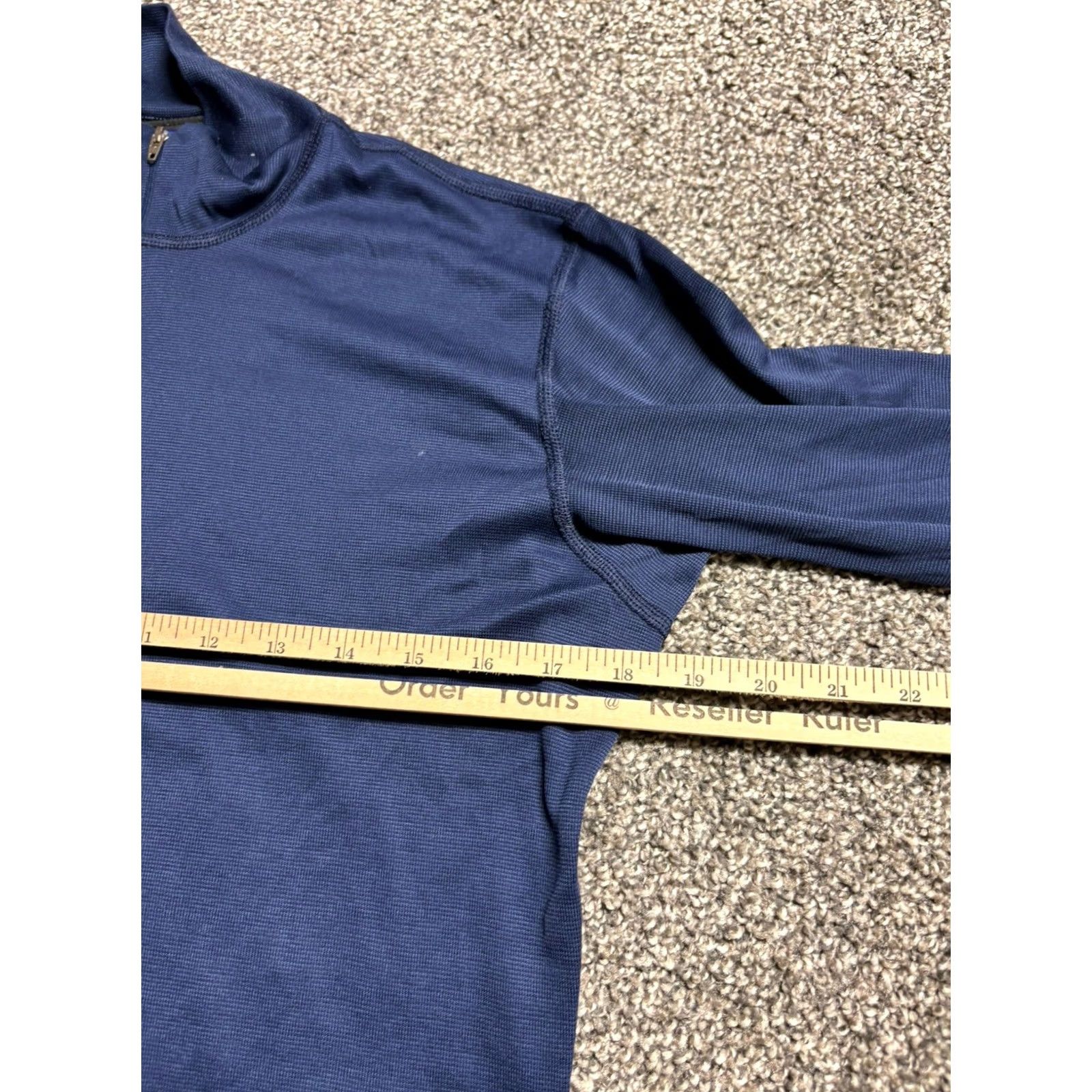 Patagonia Patagonia Capilene Shirt Men Medium Blue 1/4 Zip Base Layer Pullover Made In USA Size US M / EU 48-50 / 2 - 6 Thumbnail