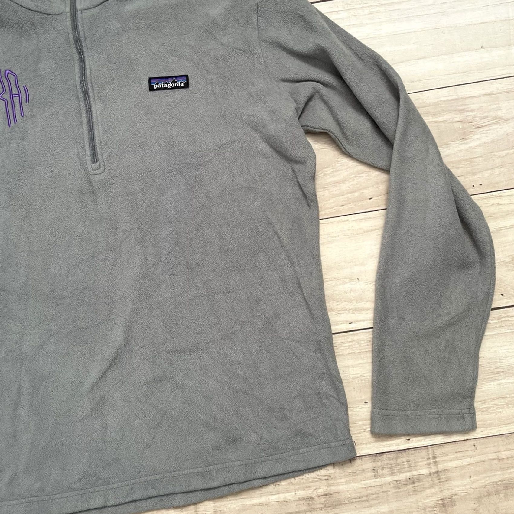 Patagonia Patagonia Synchilla Mens Small Pullover Gray Fleece 1/4 Zip Logo Jacket Size US S / EU 44-46 / 1 - 4 Thumbnail