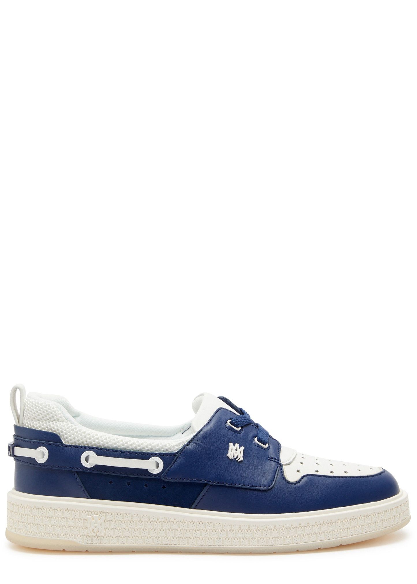 o1s1wg110525 MA Boat Shoes in Blue/White
