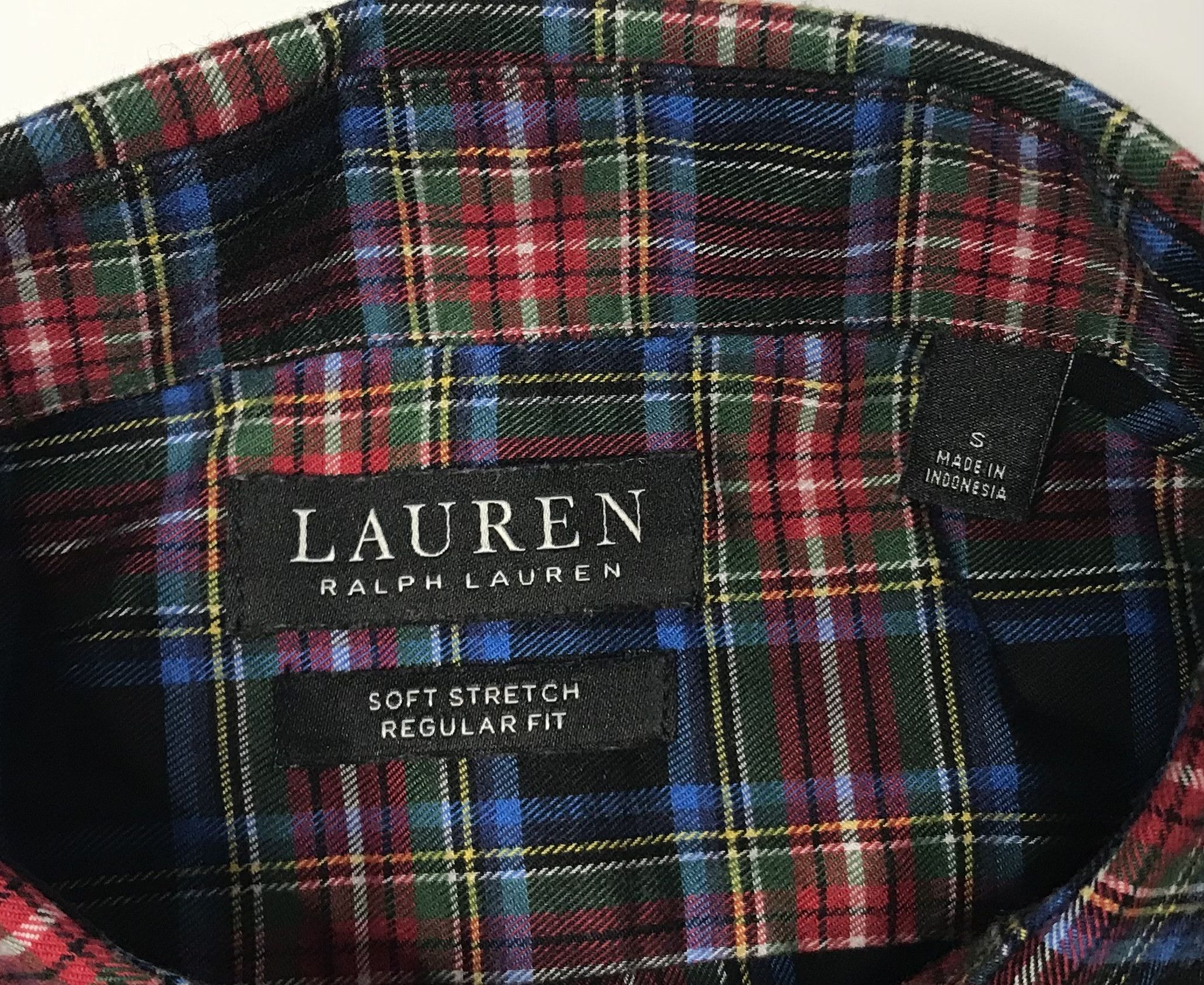 Lauren Ralph Lauren Ralph Lauren Mens Shirt Black Label Plaid Black/Red Size US S / EU 44-46 / 1 - 6 Thumbnail