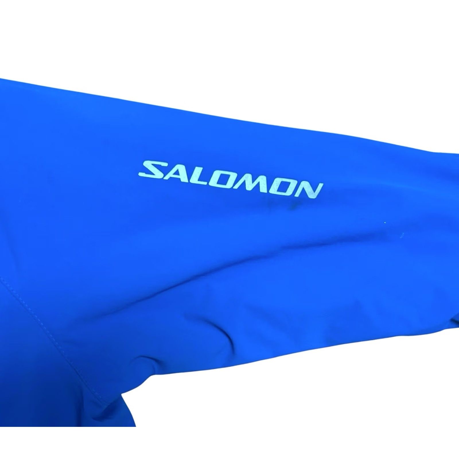 Salomon Salomon Men's Soft Shell Fleece Jacket Full Zip Blue Size M sweater Size US M / EU 48-50 / 2 - 4 Thumbnail