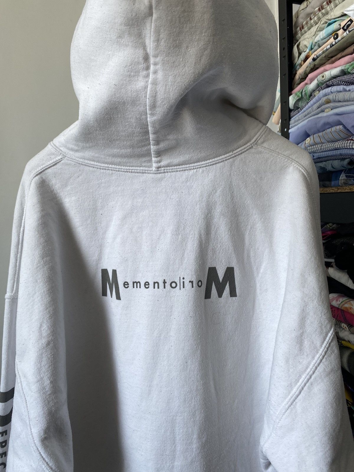 Band Tees 00s Depeche Mode Memento Mori White Hoodie Angel Size US XL / EU 56 / 4 - 6 Thumbnail