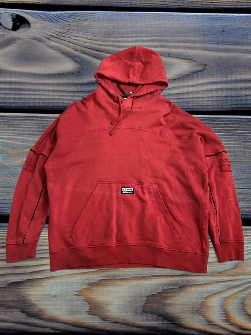 Adidas Adidas Sweatshirt Hoodie Thrashed Size US XL / EU 56 / 4 - 1 Thumbnail