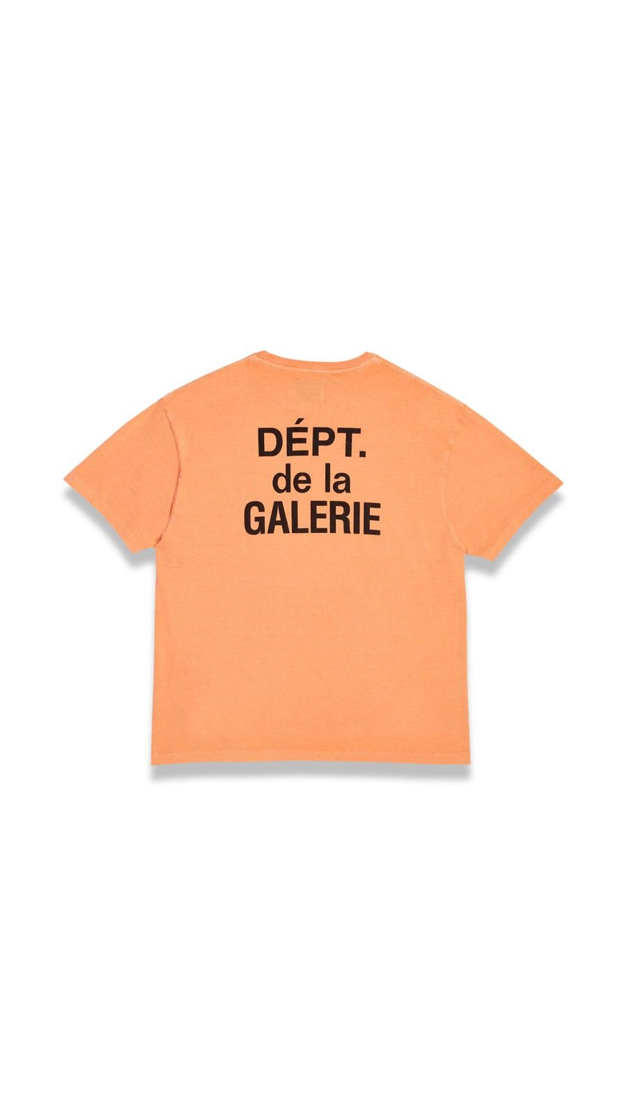 image of Gallery Dept Logo T Shirt in Orange, Men's (Size Medium)