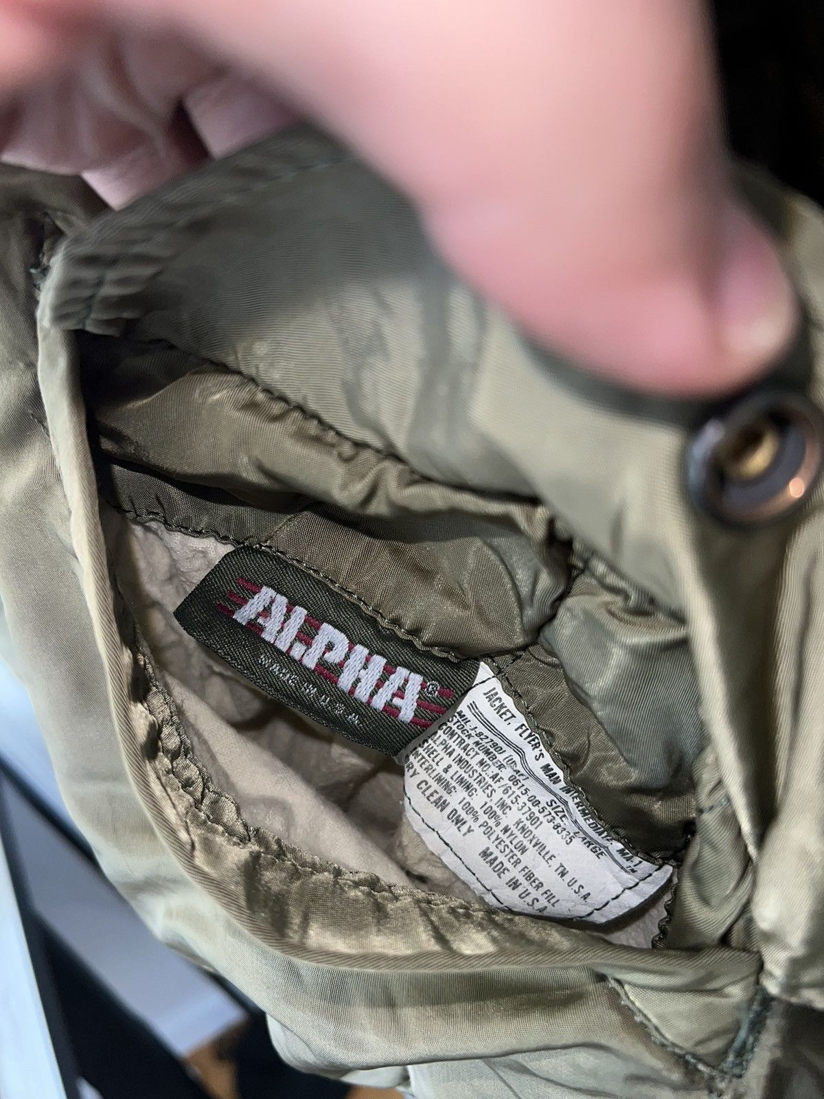 Other Vintage ALPHA Made In Usa USAF MA-1 Bomber Jacket Size US M / EU 48-50 / 2 - 11 Thumbnail