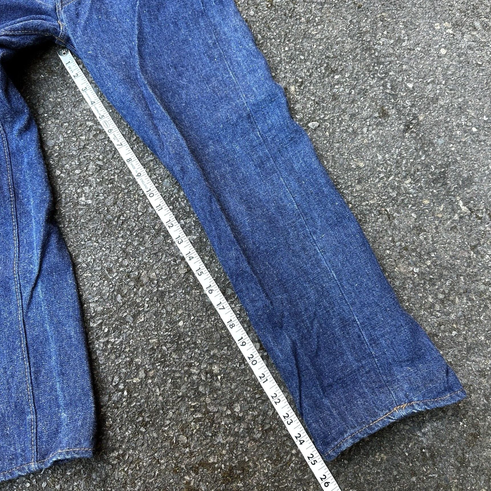 Levi's VINTAGE Levi's 501 XX Jeans 70s Redline Single Stitch 28x28 66 SS Dark Blue Cotton Denim Jeans Men Size US 28 / EU 44 - 7 Thumbnail