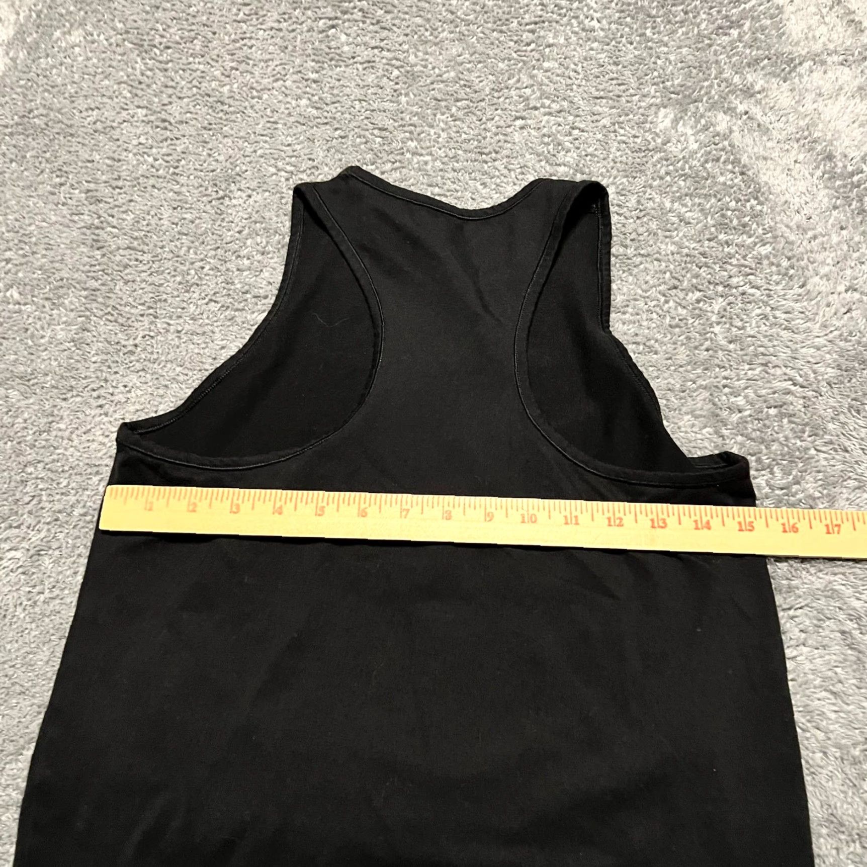 Girlfriend Collective Girlfriend Collective Tank Top Womens Medium Black Cropped Stretch Boxy Size M / US 6-8 / IT 42-44 - 4 Thumbnail