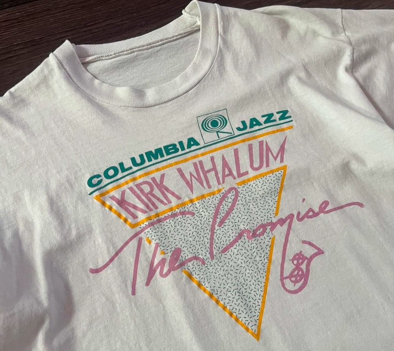 Vintage Vintage 1980s single stitch Jazz Kirk Whalum World Tour Size US L / EU 52-54 / 3 - 3 Thumbnail