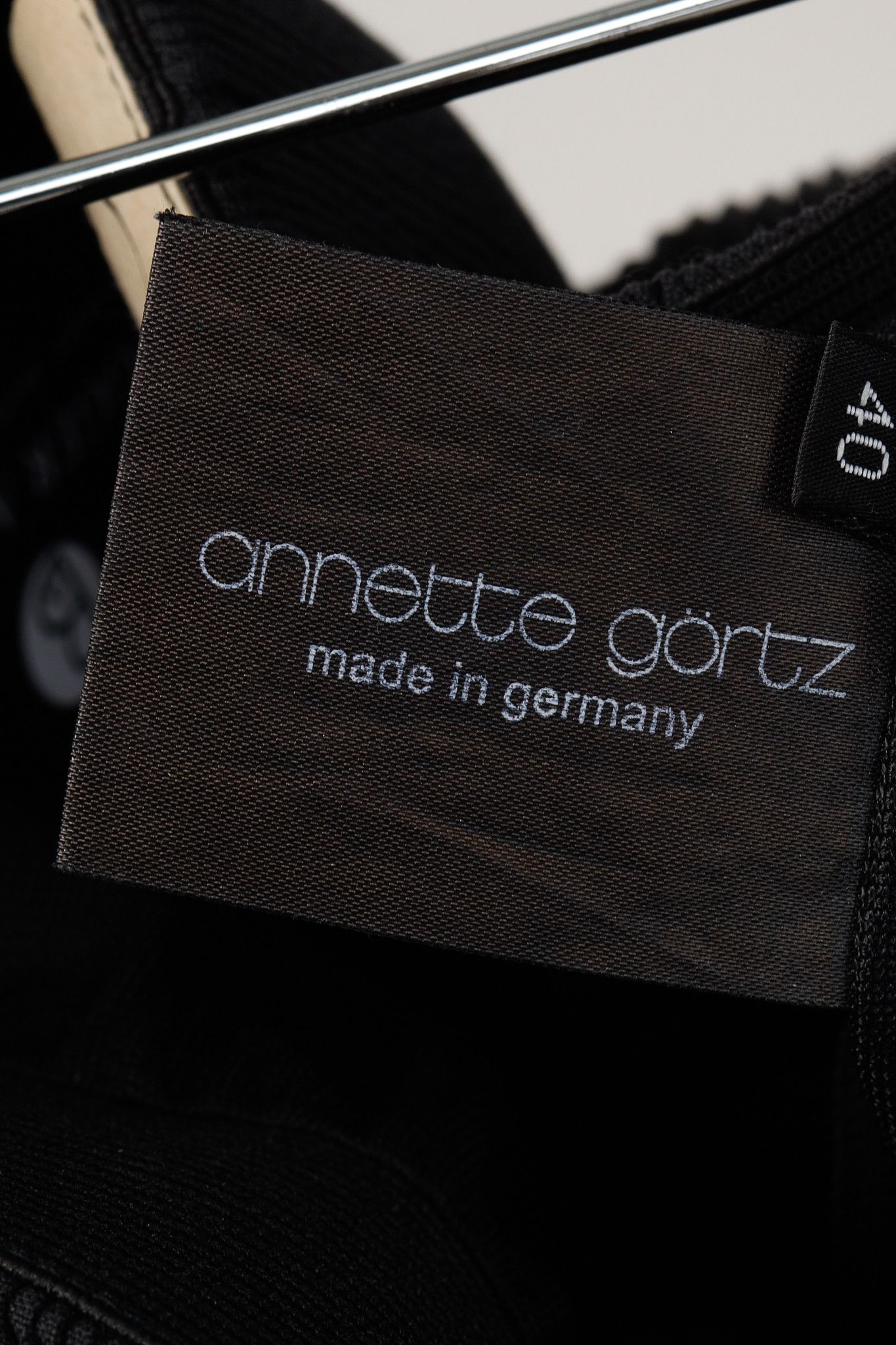 Annette Gortz Annette Gortz Folk Black Wool-Blend Shirred A-Line Skirt Size 31" - 9 Thumbnail