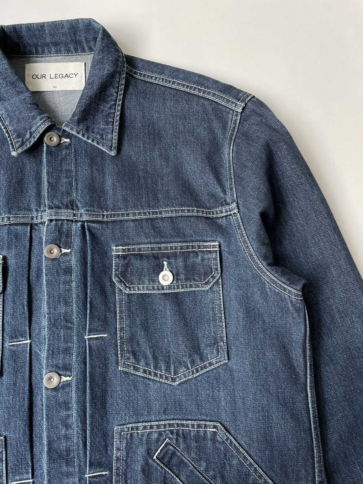 Our Legacy S/S 16 ‘Broken Twill’ Denim Jacket Size US M / EU 48-50 / 2 - 7 Thumbnail