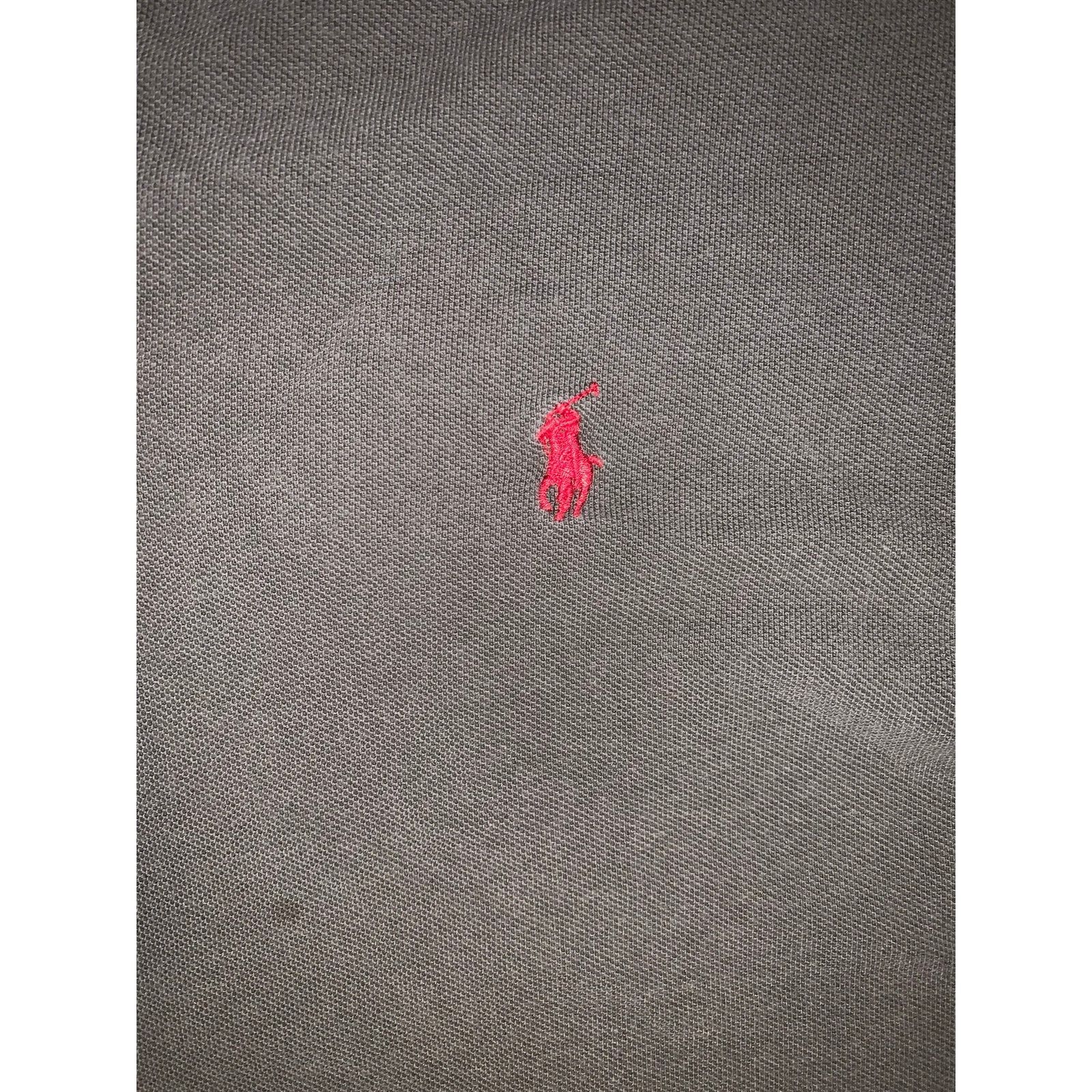 Polo Ralph Lauren × Vintage Vtg Polo Ralph Lauren Polo Shirt XL Faded Black Red Pony Size US XL / EU 56 / 4 - 6 Thumbnail