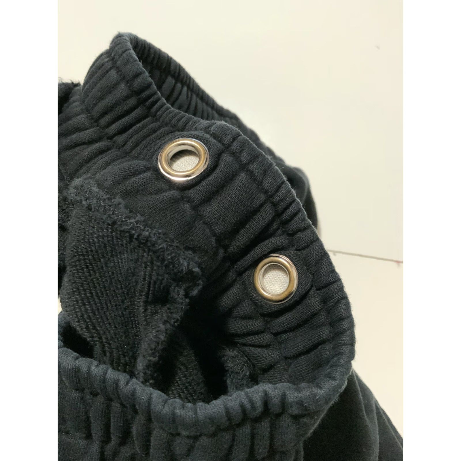 Places + Faces VINTAGE Places + Faces Signature Black Terry Fleece Embroidered Jogger Track Pants Sz. S Mens Black Jogger Activewear Pants Size US 29 - 7 Thumbnail