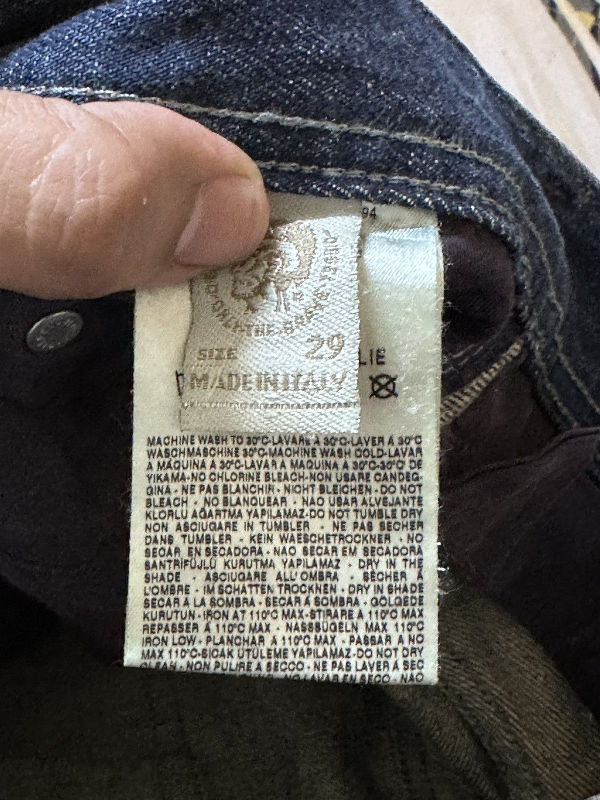 Diesel Vintage Diesel Safado Mudwash Grunge Denim Size US 32 / EU 48 - 8 Thumbnail