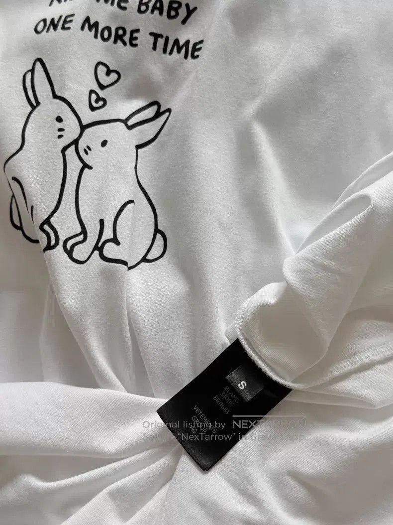 Vetements VETEMENTS Rabbit Slogan Short Sleeve Size US S / EU 44-46 / 1 - 4 Thumbnail