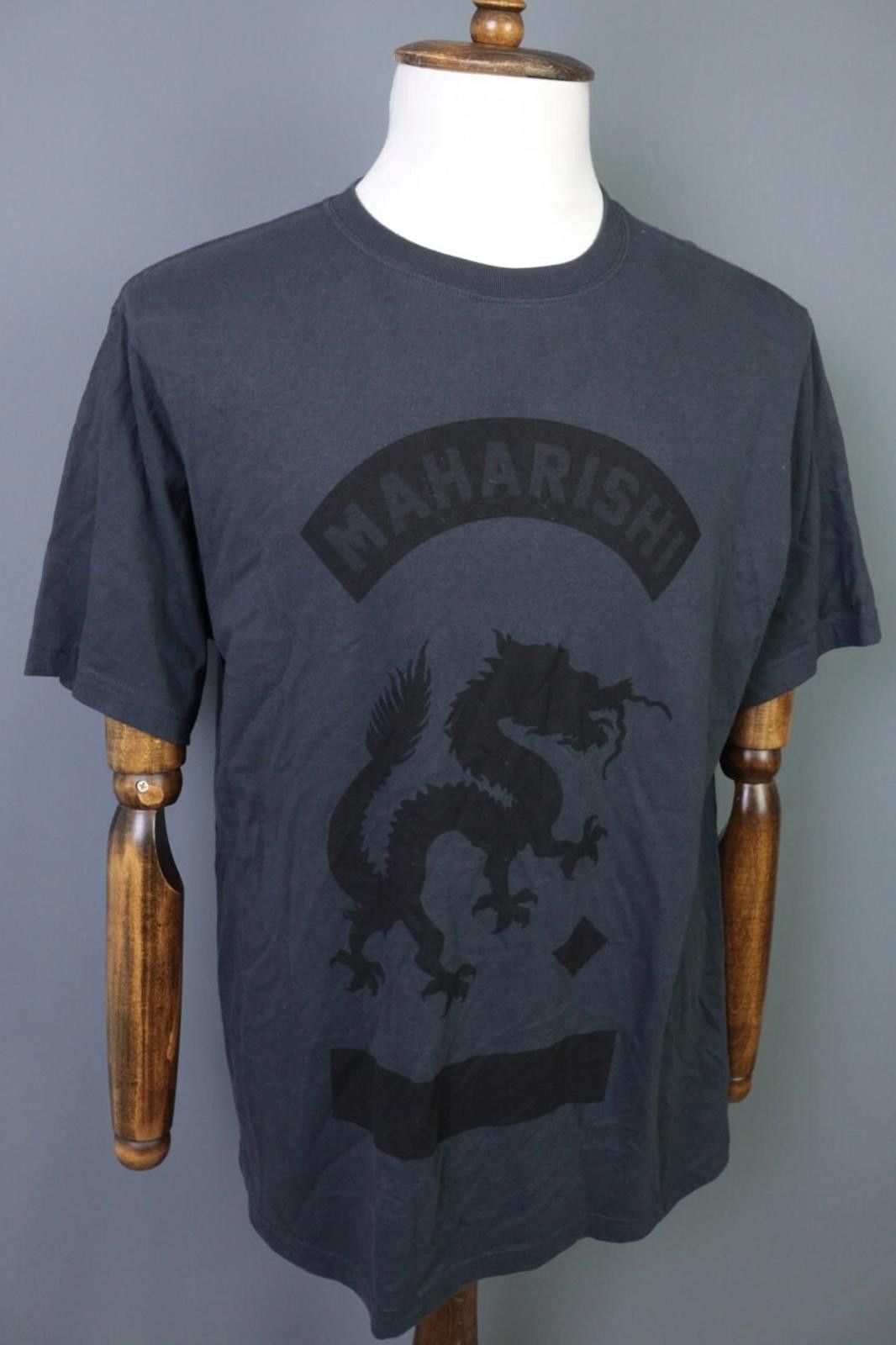 Maharishi Maharishi Blue Graphic Print 100% Cotton Shirt Top Size L Size L / US 10 / IT 46 - 5 Thumbnail