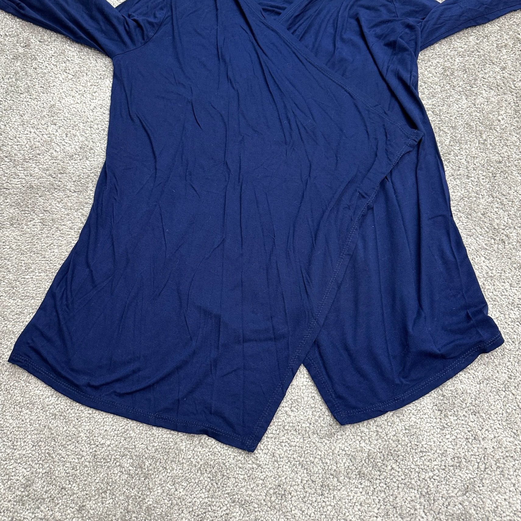 Vintage Rags & Coutures Cardigan Sweater Womens Small Blue Lightweight Rayon Casual Size S / US 4 / IT 40 - 4 Thumbnail