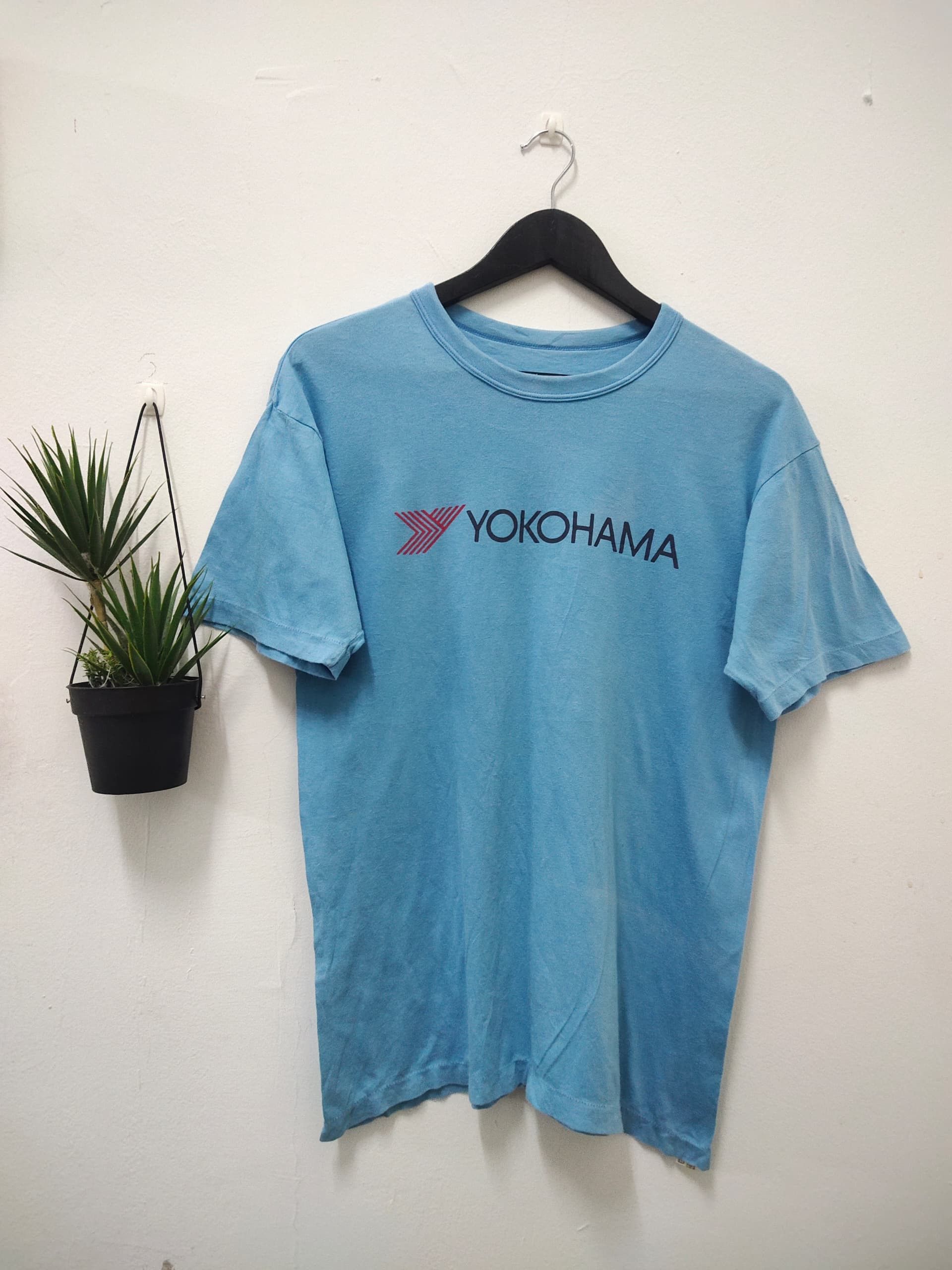 Vintage 80s Yokohama Tyre racing promo t shirt