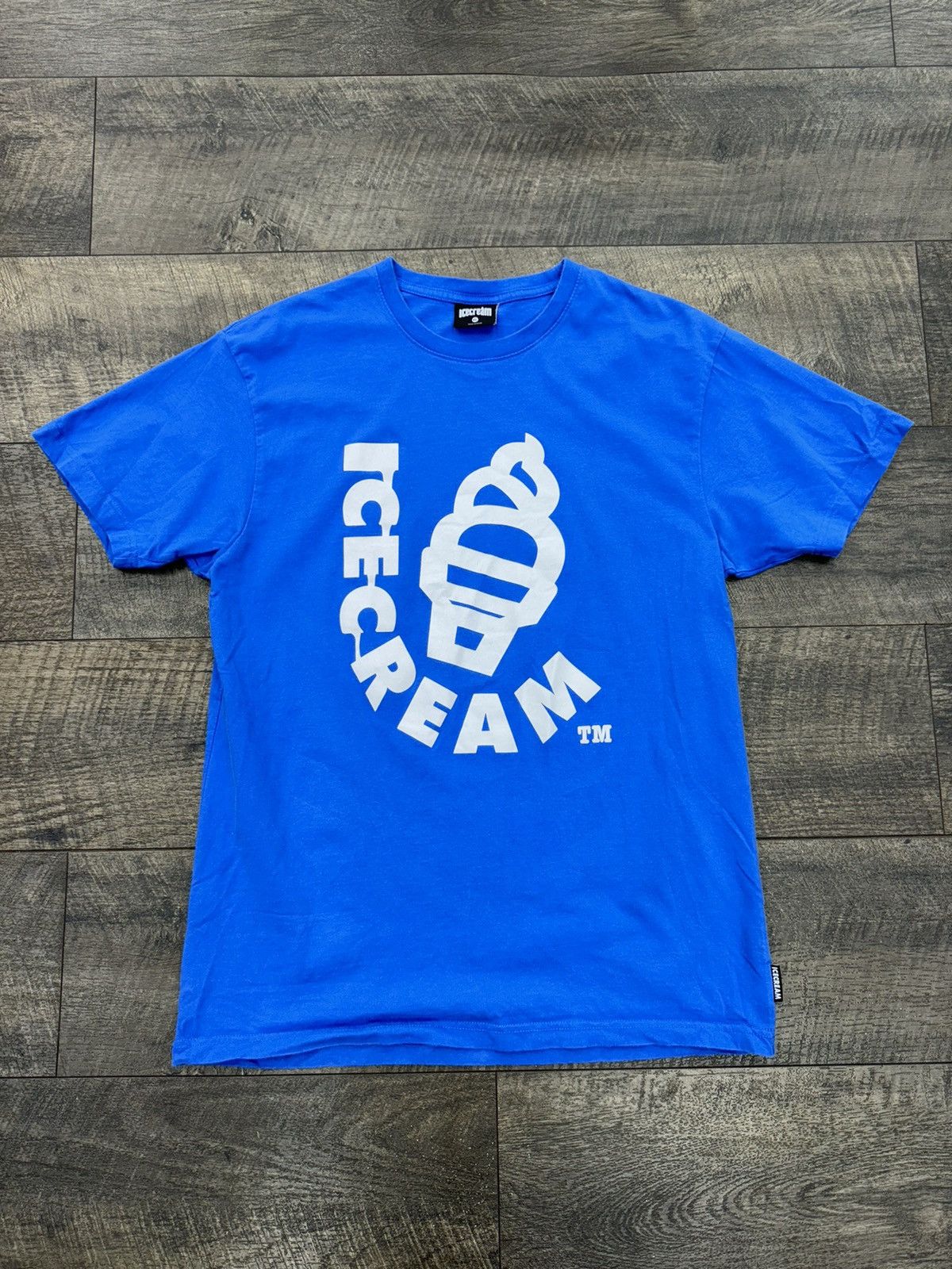 image of Icecream Drip Tee Blue (Xl), Men's