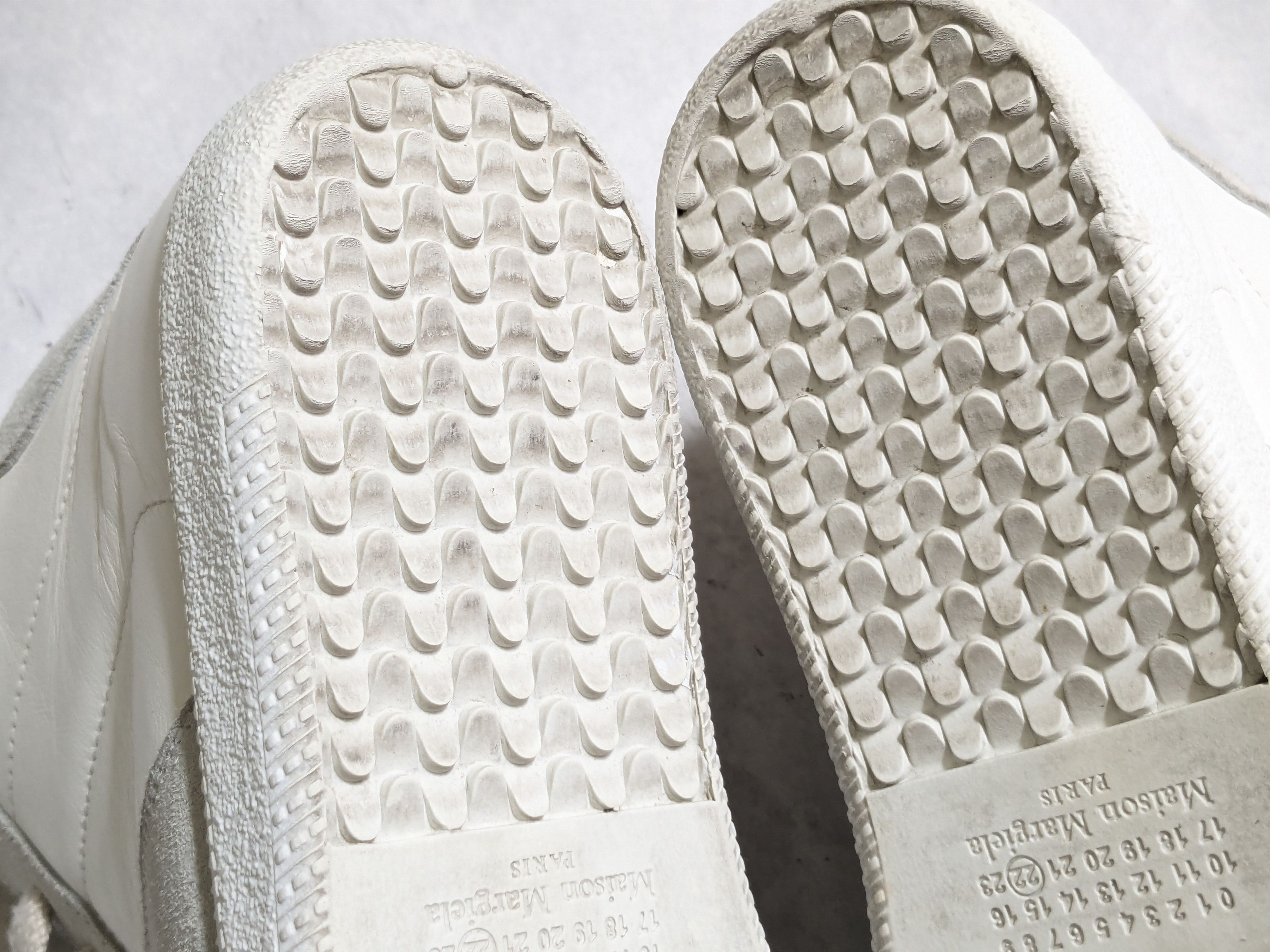 Maison Margiela Maison Margiela GAT Replica White Gray 9 42 High Tops Size US 9 / EU 42 - 17 Thumbnail