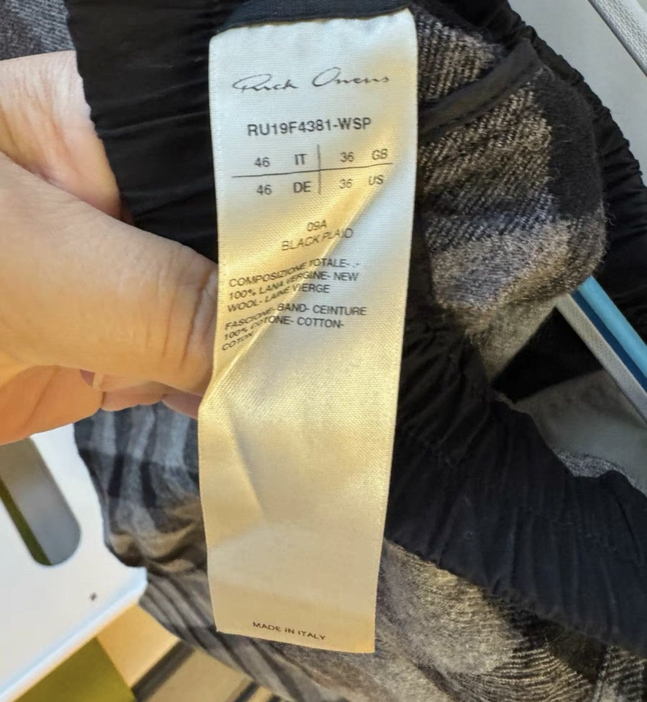Rick Owens Rick Owens drop-cropped wool pants Size US 32 / EU 48 - 5 Thumbnail