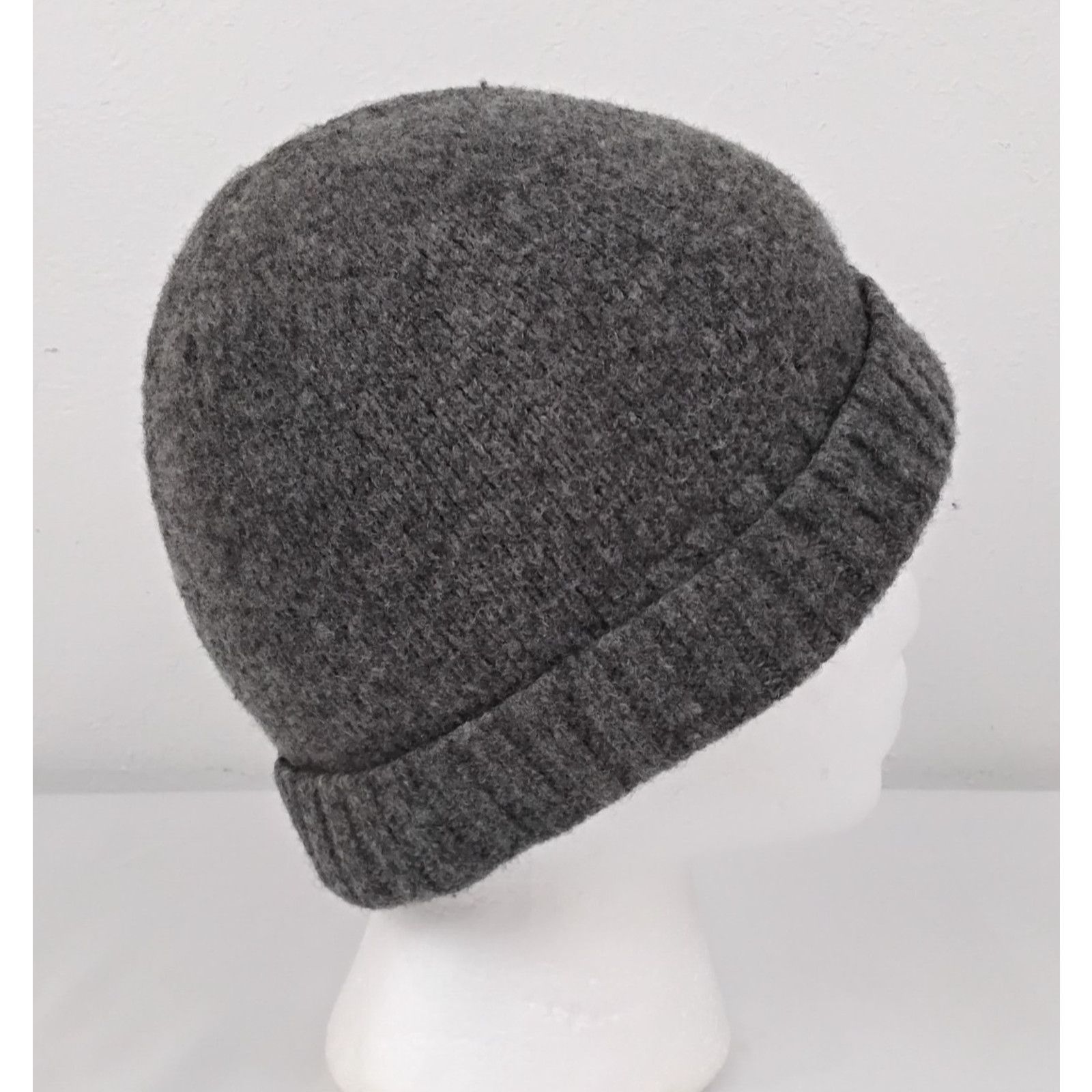 Polo Ralph Lauren Polo Ralph Lauren 100% Lambswool Beanie O/S Gray VTG Shrunk Size ONE SIZE - 4 Thumbnail