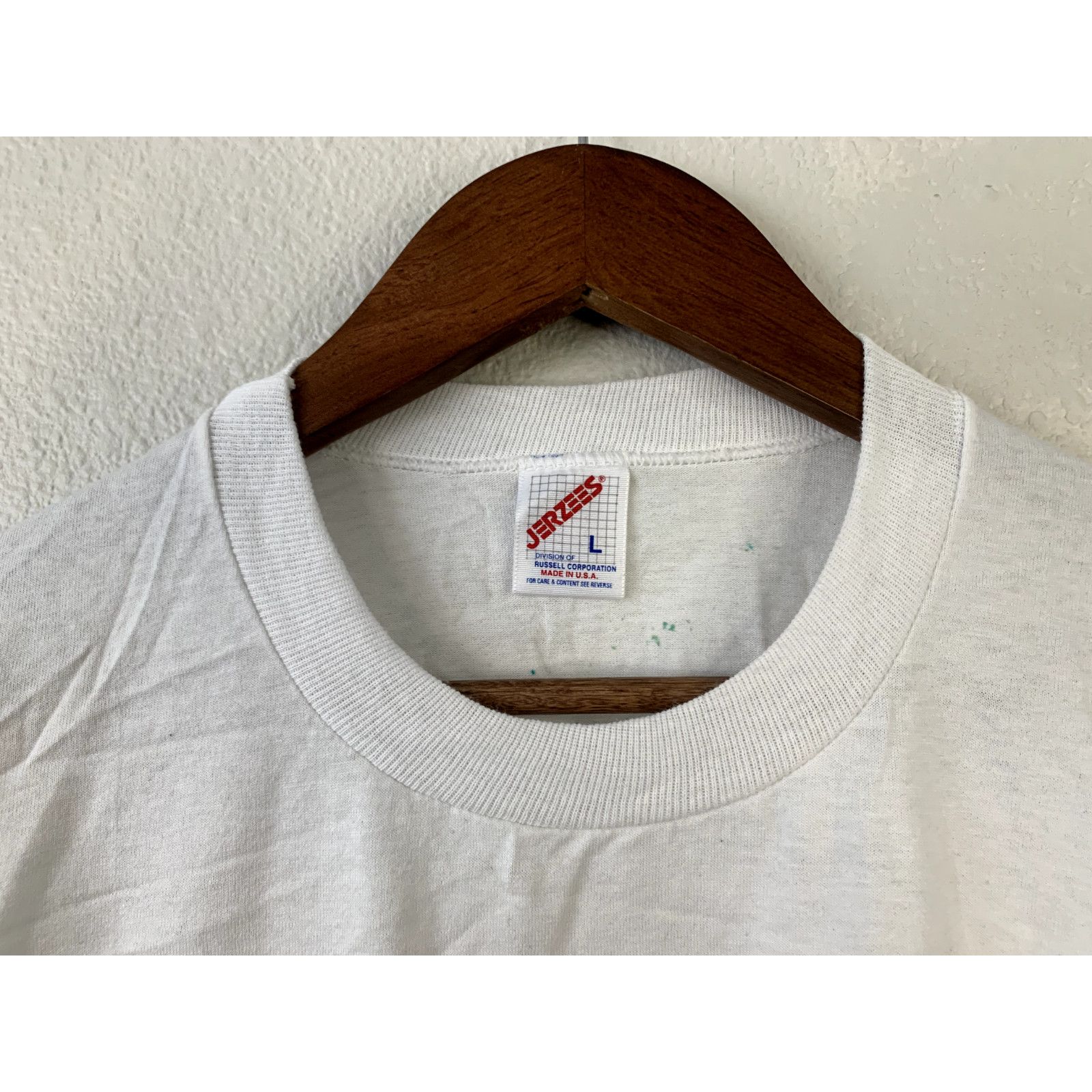 Jerzees Vintage Test Print Shirt Sun Valley Washington White L Tee Size US L / EU 52-54 / 3 - 7 Thumbnail