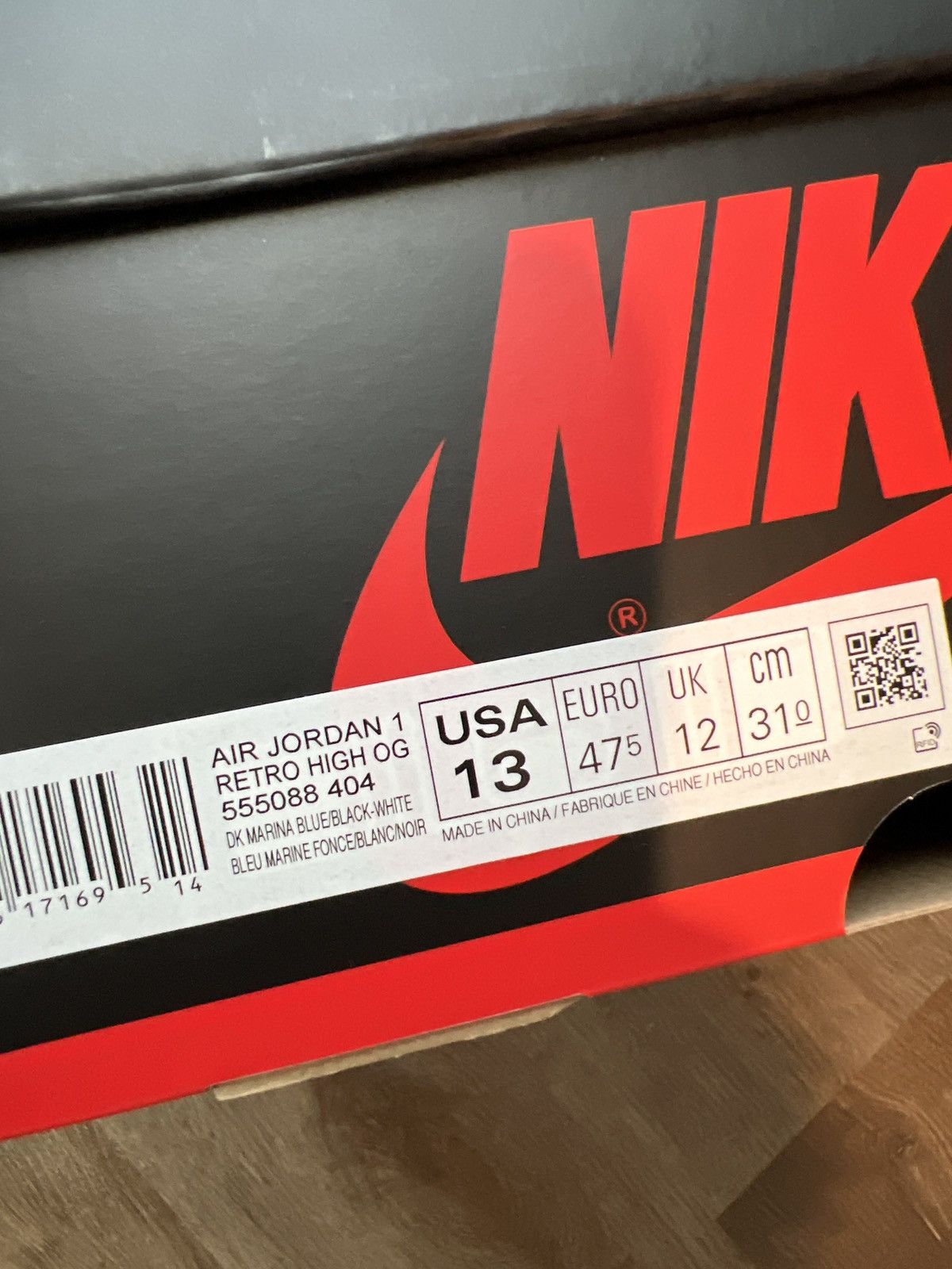Jordan Brand × Nike Jordan 1 High Marina Blue Size US 13 / EU 46 - 6 Thumbnail