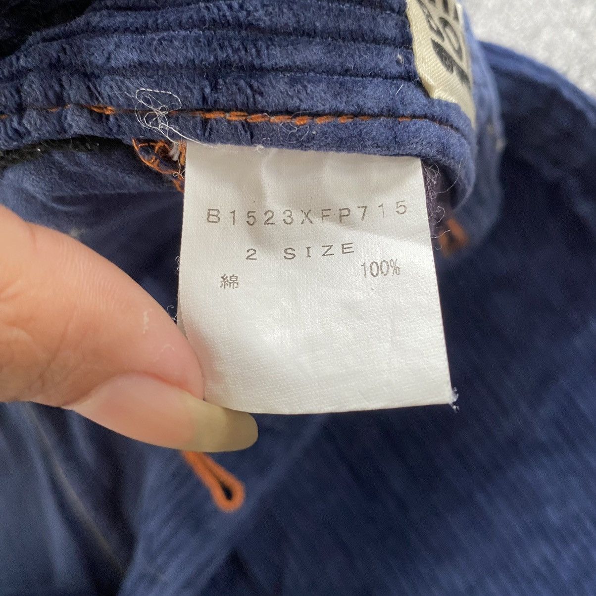 Frapbois × Issey Miyake × Japanese Brand Frapbois Issey Miyake Drop Croth Corduroy Pants Size US 33 - 10 Thumbnail