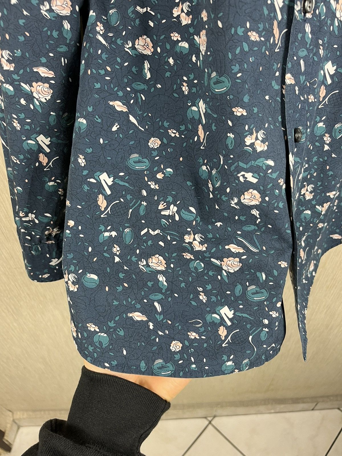 Designer × Lacoste Lacoste live l!ve full print floral designer shirt 39 logo Size US S / EU 44-46 / 1 - 17 Thumbnail