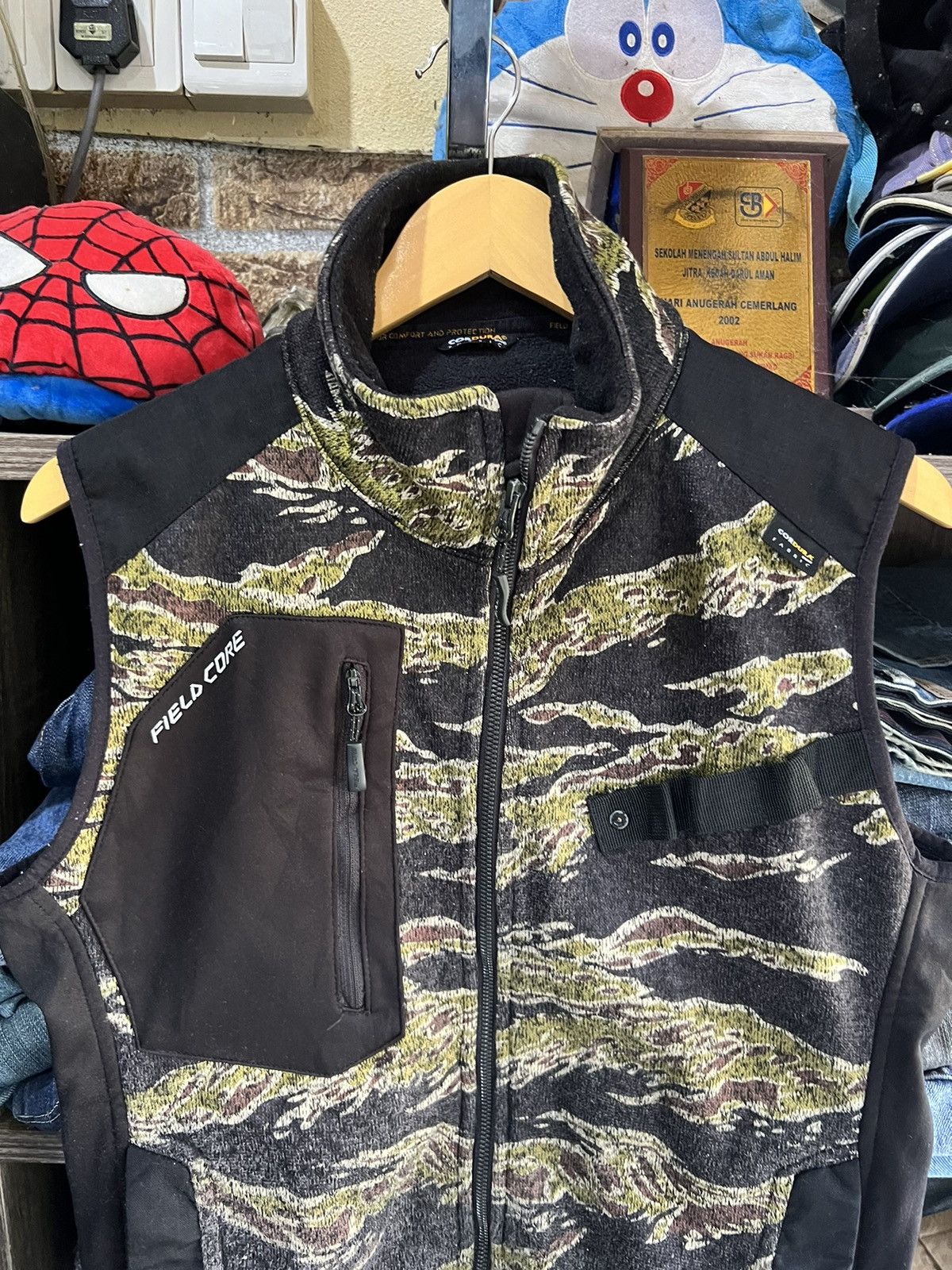 Japanese Brand 🔥Fieldcore Cordura Tiger Stripe Tactical Vest Size US S / EU 44-46 / 1 - 9 Thumbnail