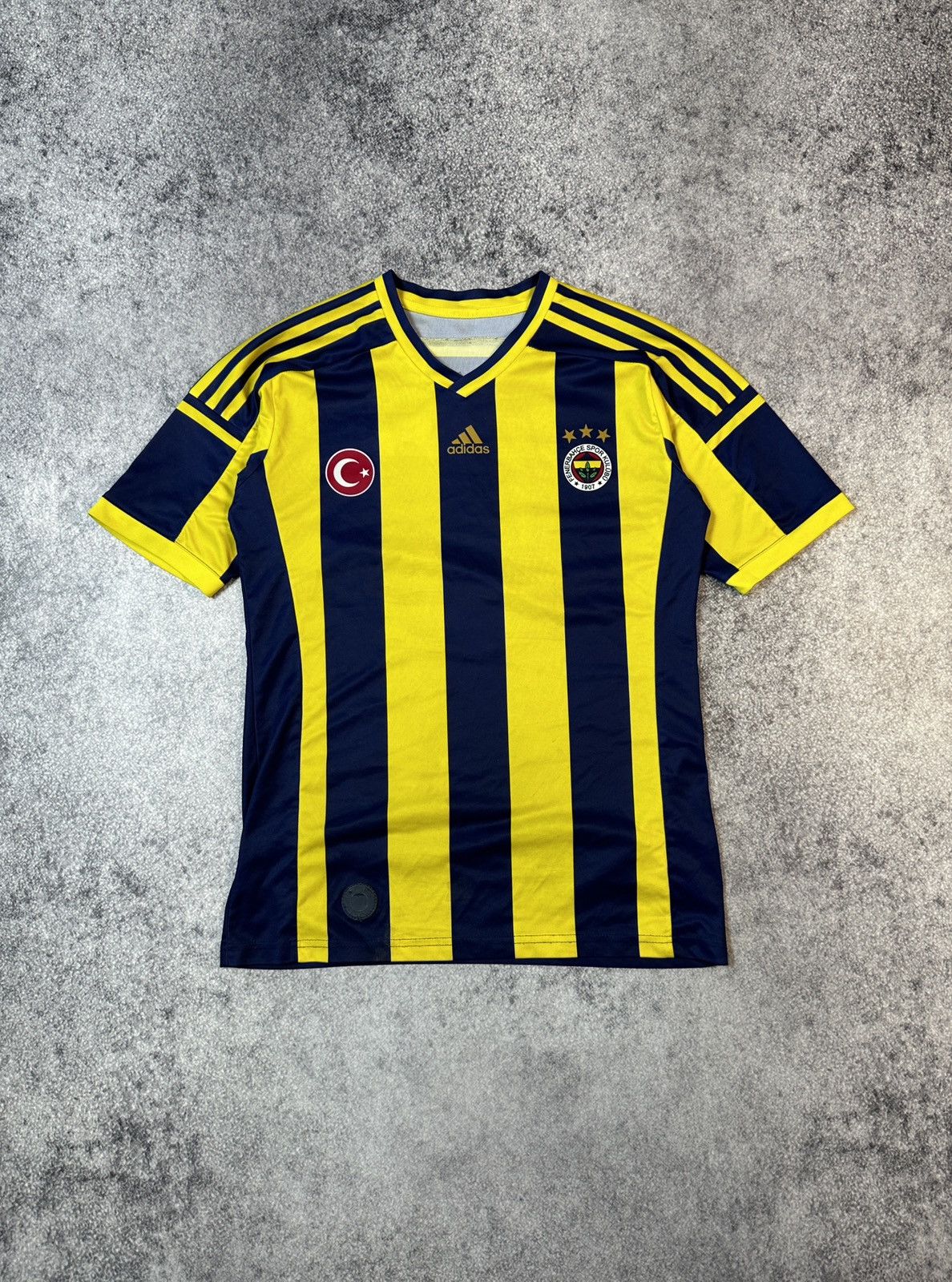 Adidas × Vintage Vintage Adidas Fenerbahche Soccer Jersey Turkey Blokecore L Size US L / EU 52-54 / 3 - 1 Thumbnail