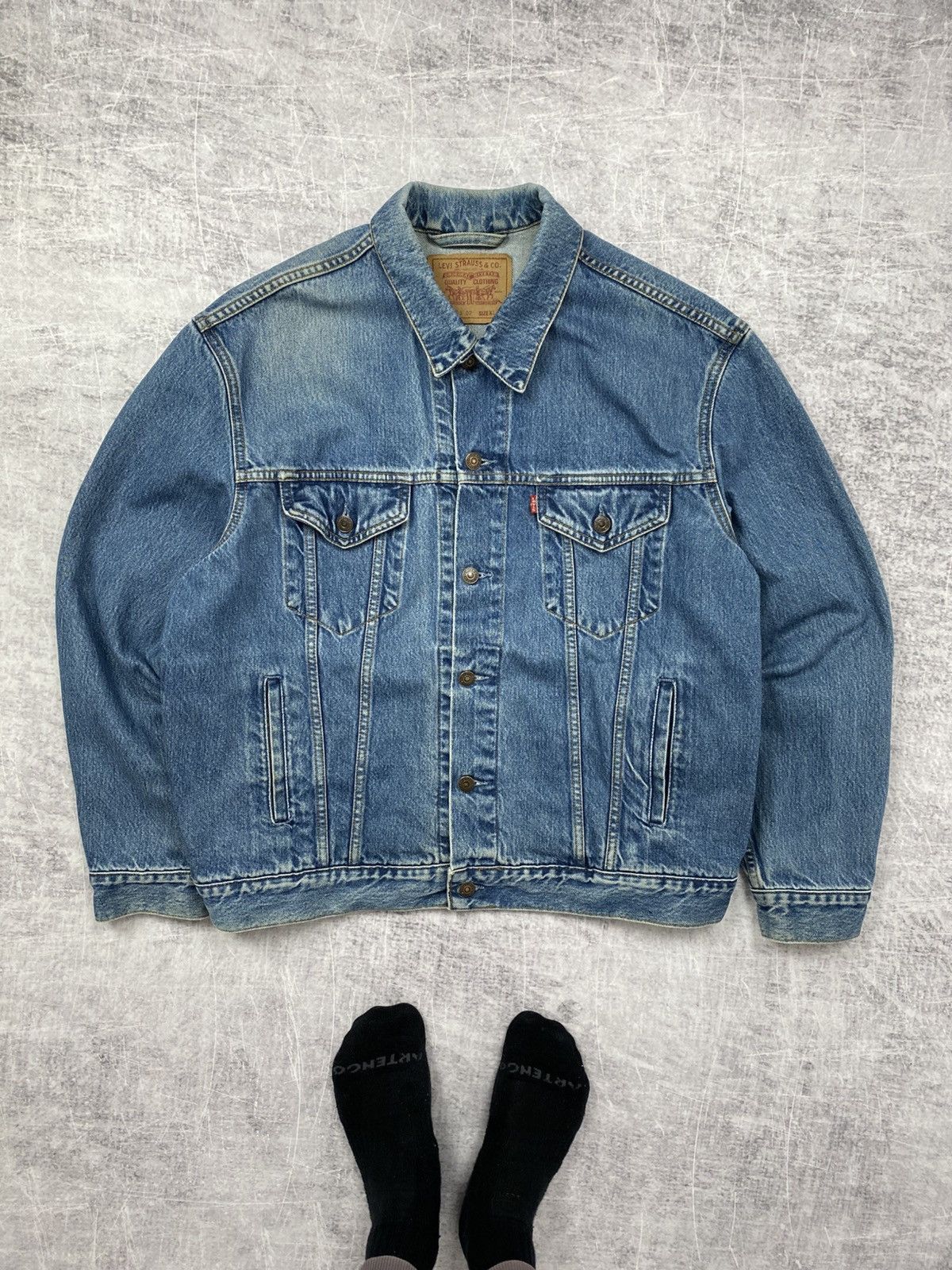 Levi's × Levi's Vintage Clothing × Vintage Levis vintage blue jacket Size US XL / EU 56 / 4 - 1 Thumbnail