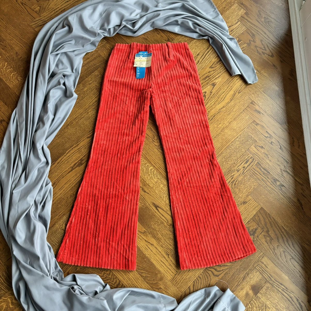 Sears × Vintage 1970s Vintage Bellbottoms Corduroy Flared Wide Hippie Thick Size 27" / US 4 / IT 40 - 13 Thumbnail